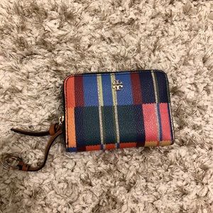 Tory Burch Leather Key Ring Wallet